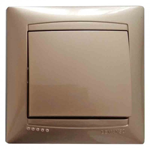 Вімікач 1-й LEMANSO Сакура золото LMR1201