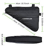 Велосипедна сумка BG-0853 трикутна під раму, фото 4