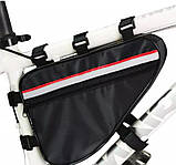 Велосипедна сумка BG-0858 трикутна під раму, фото 2