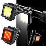 Велокомплект FT-3028-COB ліхтар + STOP, Waterproof, Li-Ion акумулятор, ЗП Type-C, фото 8