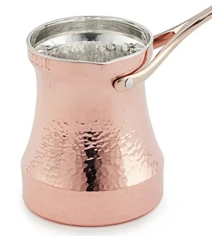 Турка джезва SOY мідна з посрібленням 440 мл, фото 1