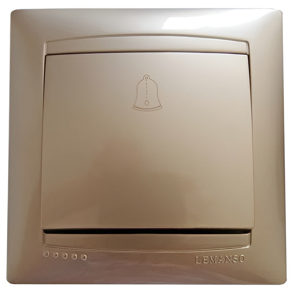 Кнопка дзвінка LEMANSO Сакура золото      LMR1210