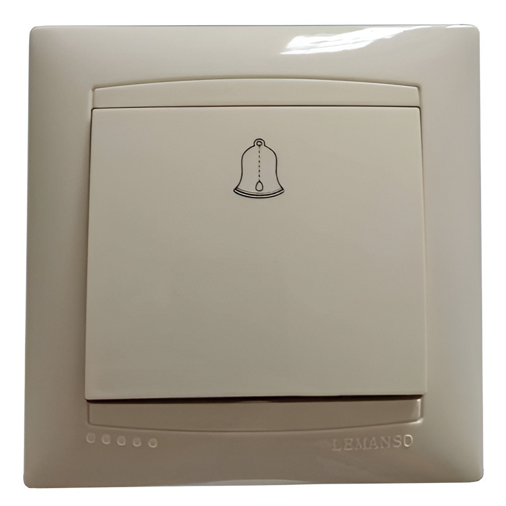 Кнопка дзвінка LEMANSO Сакура крем LMR1110