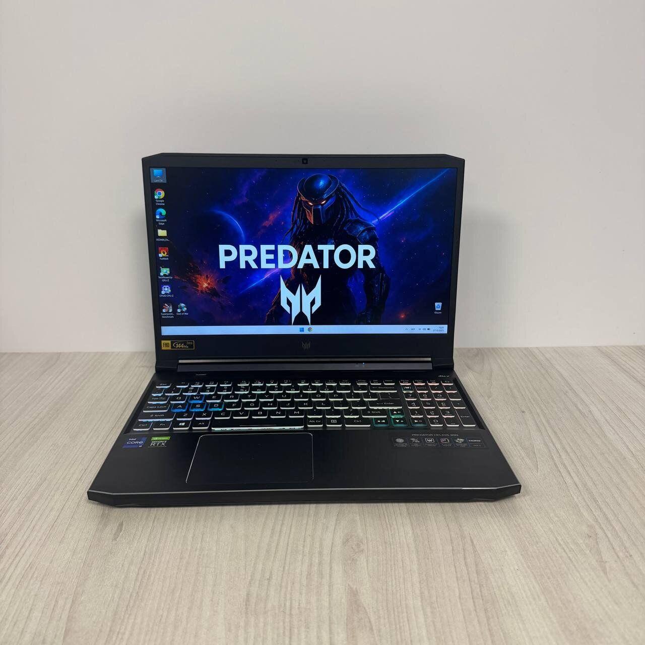Б/в Ігровий ноутбук Acer Predator Helios 300 PH315-54 15.6" 1920x1080| i9-11900H| 16GB RAM| 512GB SSD NVMe| RTX 3060 6GB