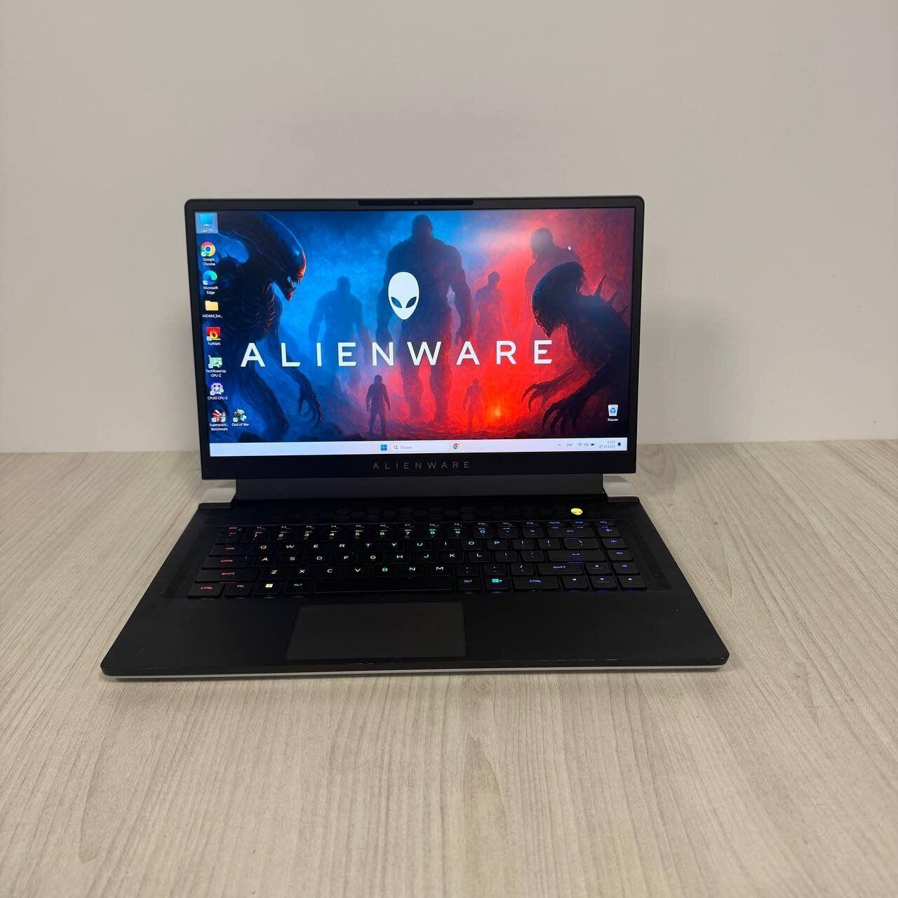Б/в Ігровий ноутбук Б-клас Dell Alienware X15 R1 White 15.6" 1920x1080| i7-11800H| 16GB RAM| 512GB SSD NVMe| RTX 3070 8GB