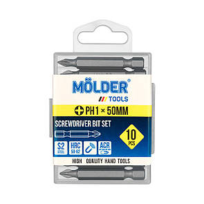 Набір біт Molder PH1x50мм 10шт