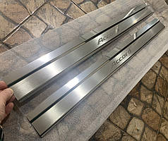 Захист порогів - накладки на пороги Honda ACCORD COUPE USA 2008- (Premium)