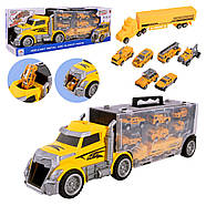Дитячий трейлер із машинками LH638, 6 машинок, фото 4