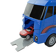 Дитячий трейлер із машинками PS006-1, 6 машинок, фото 4