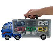 Дитячий трейлер із машинками PS006-1, 6 машинок, фото 6