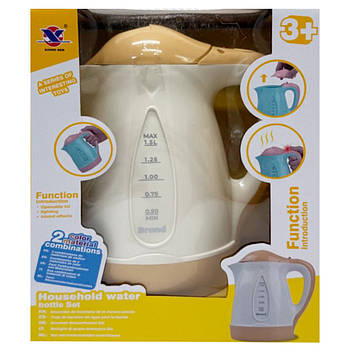 Дитяча побутова техніка "Чайник" XS-25013 (White) світлові та звукові ефекти