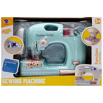 Дитяча побутова техніка "Швейна машинка" XS-25055(Turquoise) світлові та звукові ефекти