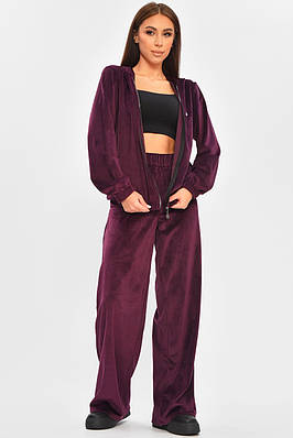 Спортивний костюм жіночий бордового кольору 205983T Безкоштовна доставка