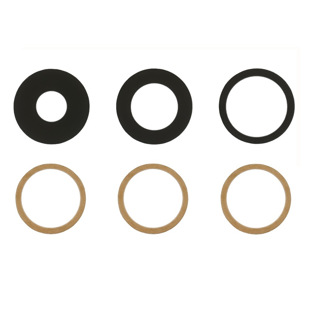 Скло камери для Apple iPhone 14 Pro (комплект 3 шт.) з антивідблисковим покриттям, фото 1