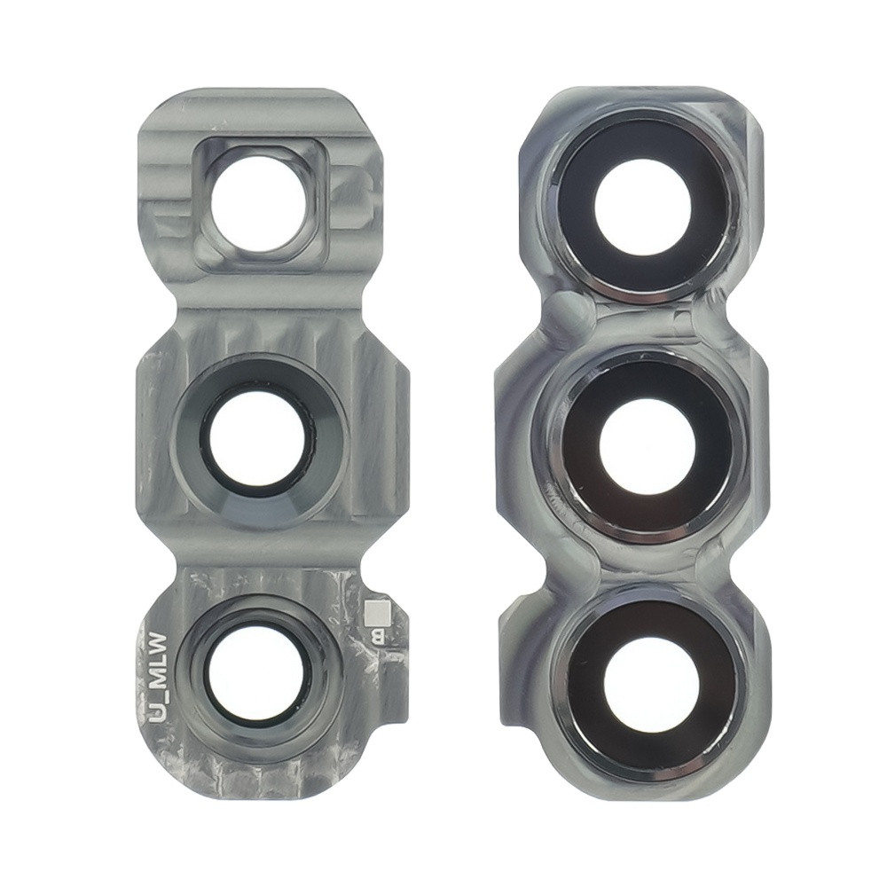 Скло камери для Samsung A546 Galaxy A54 (5G) (комплект 3 шт.) з чорною рамкою, фото 1