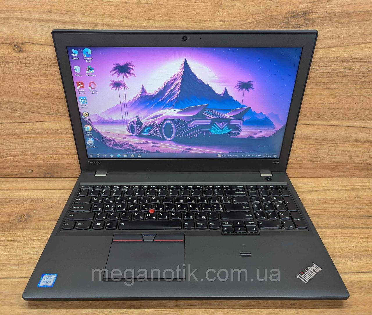 Ноутбук Lenovo ThinkPad T560 | 15,6" | Intel I5 - 6200U | 256GB SSD | 16GB, фото 1