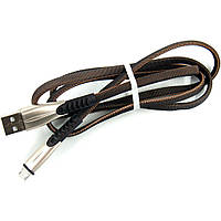 Дата кабель USB 2.0 AM to Micro 5P 1.0m black Dengos (PLS-M-PLSK-BLACK) (w274747)