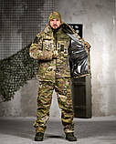 Зимовий польовий костюм 5в1 X-FORCE Multicam куртка + штани + фліс + рукавички + шапка ПП8203 ТМ, фото 2