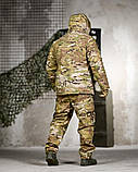 Зимовий польовий костюм 5в1 X-FORCE Multicam куртка + штани + фліс + рукавички + шапка ПП8203 ТМ, фото 4