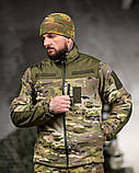 Зимовий польовий костюм 5в1 X-FORCE Multicam куртка + штани + фліс + рукавички + шапка ПП8203 ТМ, фото 7
