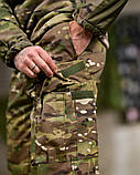 Зимовий польовий костюм 5в1 X-FORCE Multicam куртка + штани + фліс + рукавички + шапка ПП8203 ТМ, фото 10