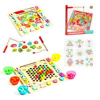 Развивающий деревянный набор`Игровой центр` 29