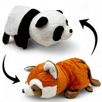 Мягкая игрушка-трансформер`Панда-лисичка`, 40 см C3