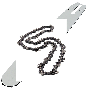 Шина + ланцюг для бензопил MS 211 (крок 3/8 на 50 зв.)  комплект