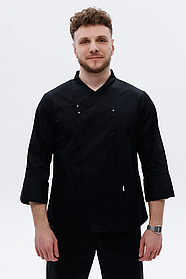 Китель (куртка) кухаря Брюссель Чорний