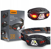 Фонарик светодиодный налобный Videx VLF-H015 330Lm Универсальный налобный фонарик Мощный фонарик