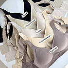 Безшовні великі бюстгалтери 3D на застібках #056, фото 4