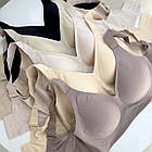 Безшовні великі бюстгалтери 3D на застібках #056, фото 3