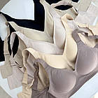 Безшовні великі бюстгалтери 3D на застібках #056, фото 7