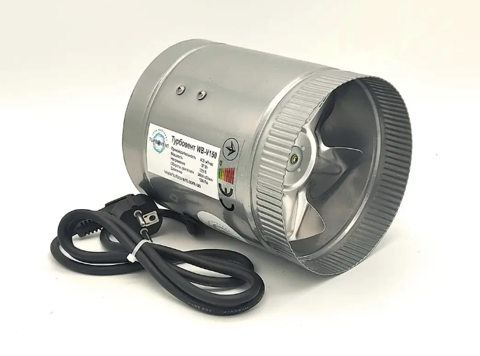 Осьовий вентилятор канальний Турбовент WB-V 150, фото 1