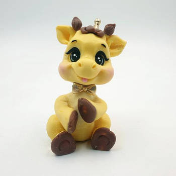 Шоколадна фігурка Жираф у золотому ковпачку