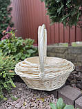 Набір корзин із білої лози, фото 2