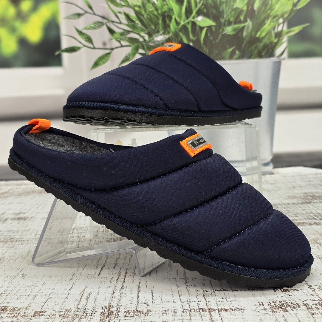 Тапочки чоловічі Inblu сині закриті з анатомічною устілкою на м'якій підошві 6022