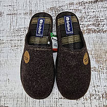 Капці чоловічі Inblu коричневі фетрові із закритим носком на поліуретановій підошві 6024, фото 5