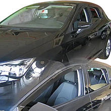 Дефлектори вікон (вітровики) SEAT Leon / CUPRA III 5d 2013+ (HEKO)