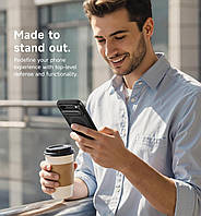 Чохол SURITCH Optik Armor MagFit для iPhone 17 Air (2025), Camera Control Cover - Matte Black, фото 8