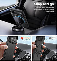 Чохол SURITCH Optik Armor MagFit для iPhone 17 Air (2025), Camera Control Cover - Matte Black, фото 6