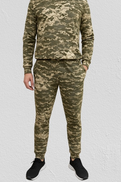 Штани трикотажні піксель двунитка розміри від 46 по 60