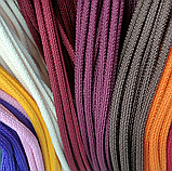 Шнурки круглі поліестер 6мм сірий2 1,25м, фото 7