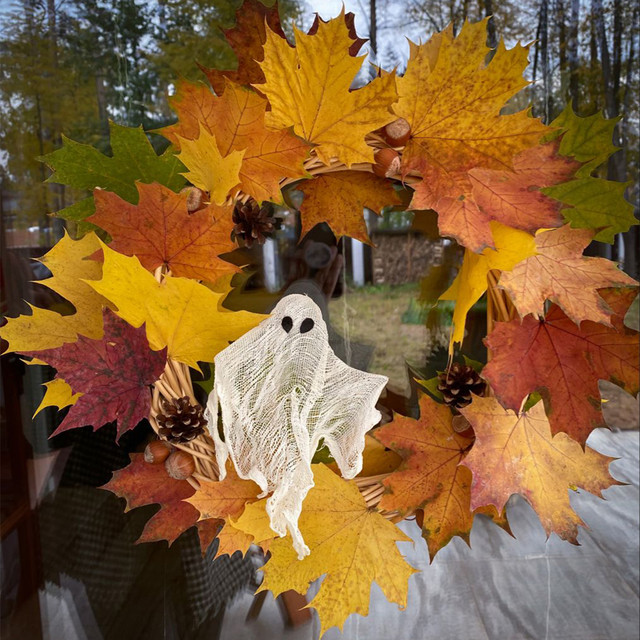 Декорація на Хелловін із підручних матеріалів