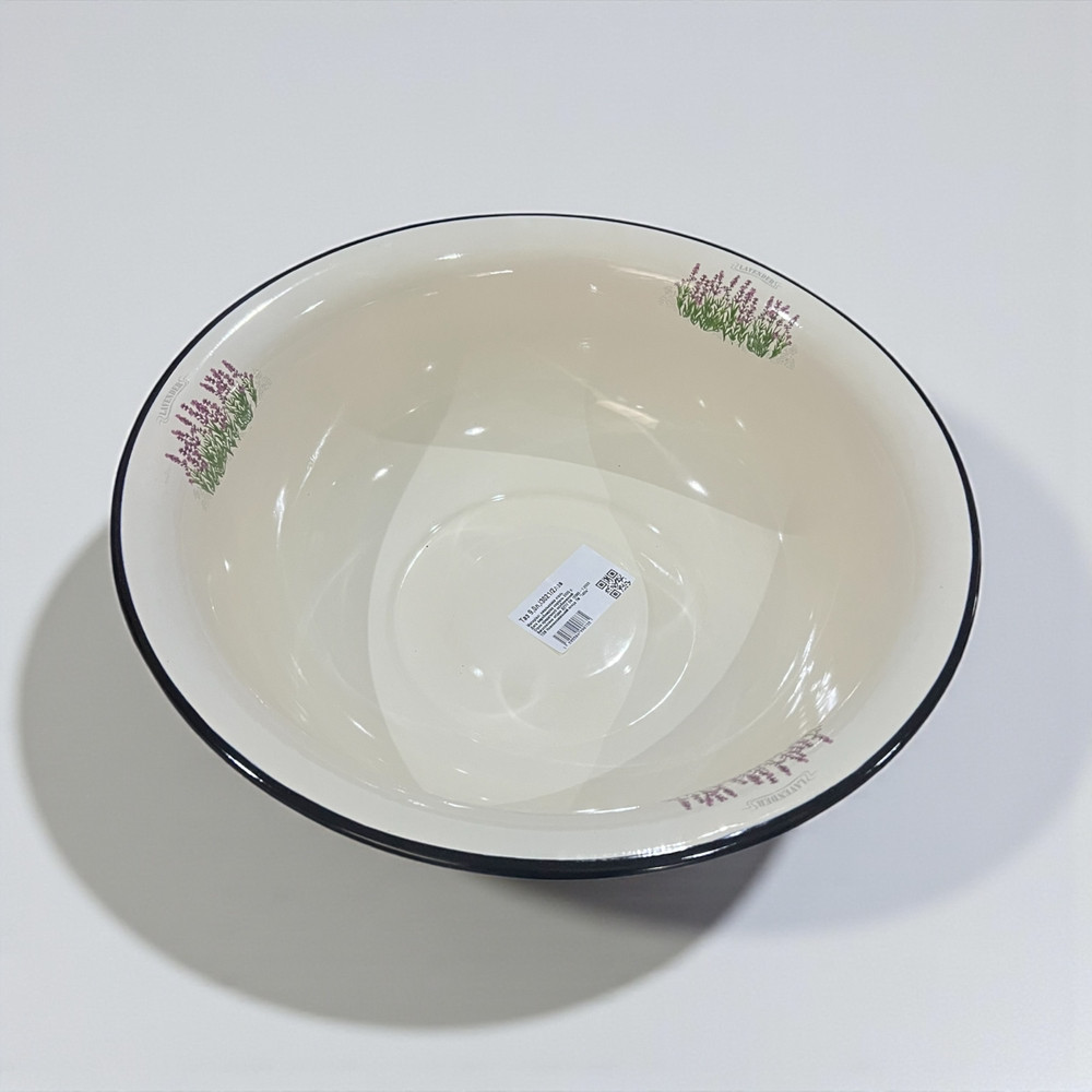 Таз емальований 9л Лаванда молочна 3021/2 Idilia