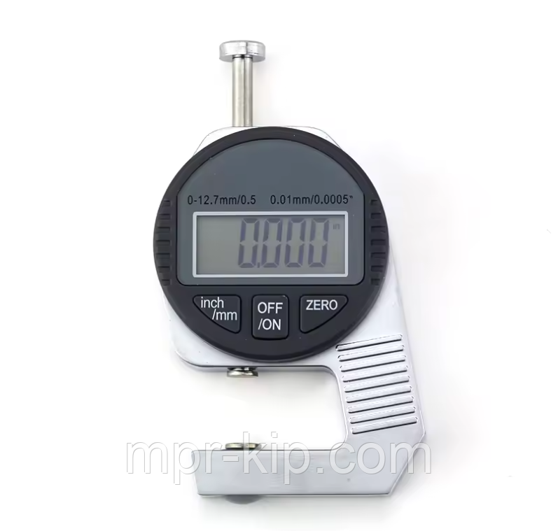 Товщиномір цифровий для паперу, тканини, поліетилену Shahe 6014-10-1, діапазон 0-12,7 мм / 0,01 мм, фото 1