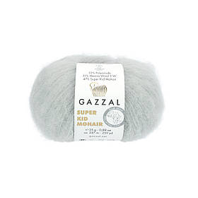 Пряжа Gazzal Super Kid Mohair, колір Димка