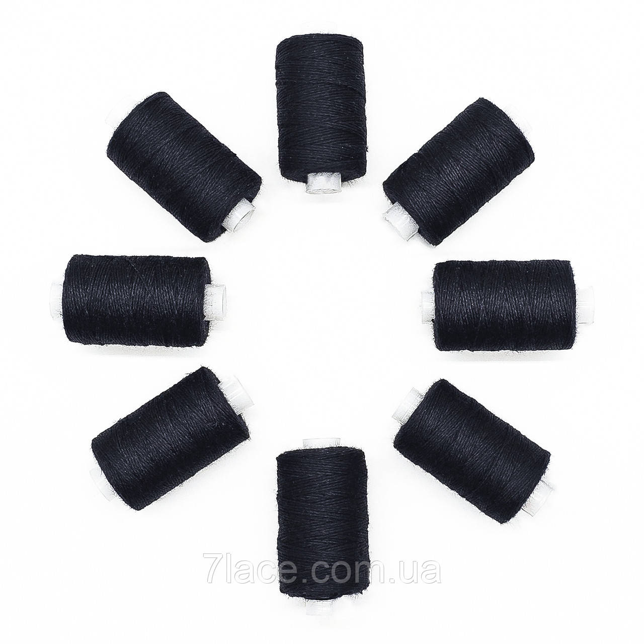 Нитки швейні ХБ10 (MY-47) / колір чорний / замовлення від 1 бобіни, фото 1