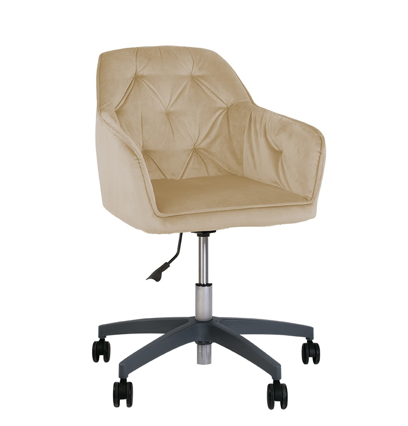 Офісне крісло Daster grey GTP PL72 DM тканина puma-01 бежева (Новий Стиль ТМ)