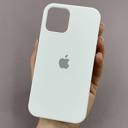 Чохол для Apple iPhone 12 силікон кейс чохол із закритим низом на телефон айфон 12 білий h5p, фото 1
